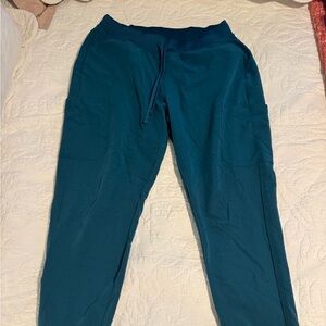 Mandala Women’s Scrub Joggers - Caribbean Blue